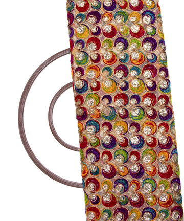 Net Embroidery Fabric Material Boutique Designer